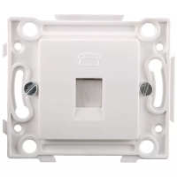 Розетка СВЕТОЗАР телефонная, 1 гнездо SV-55245-1