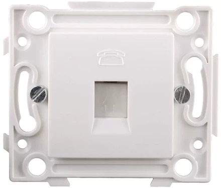 Розетка СВЕТОЗАР телефонная, 1 гнездо SV-55245-1 купить в Сургуте