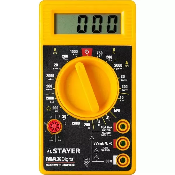 Мультиметр STAYER "MASTER" MAXDigital цифровой 45306 купить в Сургуте