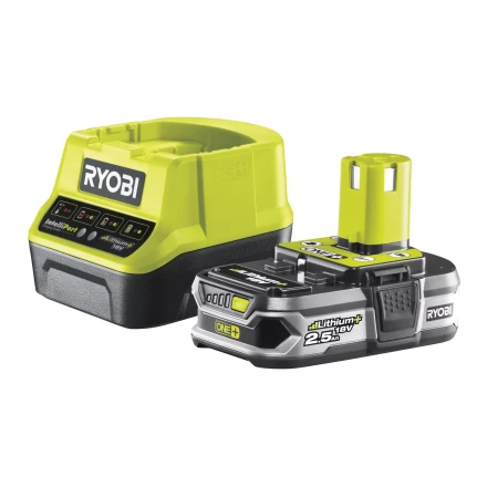 Ryobi ONE Li-Ion аккумулятор 2.5Aч  зарядное устройство RC18120, RC18120-125 купить в Сургуте