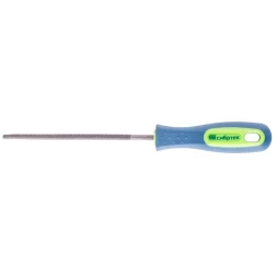 Напильник 150 мм круглый двухкомпонентная рукоятка №2 Сибртех 16124