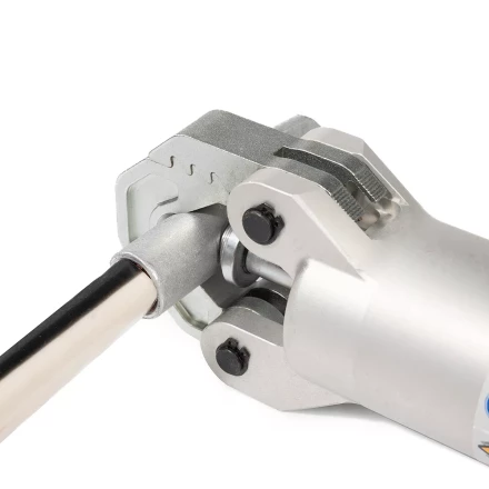 Пресс гидравлический ручной безматричный КВТ ПГРс-240 БМА из алюминиевого сплава с механизмом АСД для опрессовки наконечников до 240 мм2 (101937) купить в Сургуте