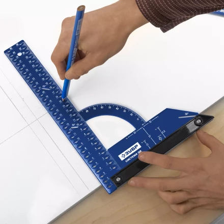 ЗУБР Система-32, разметочный мебельный угольник, Профессионал (34398-30) купить в Сургуте