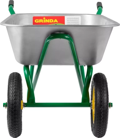 Тачка GRINDA строительная двухколесная, 110 литров 422394 купить в Сургуте