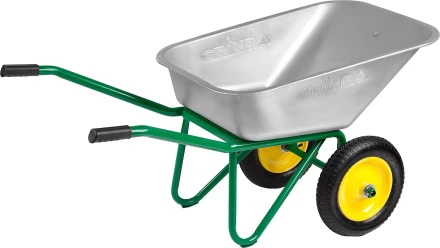 Тачка GRINDA строительная двухколесная, 110 литров 422394 купить в Сургуте