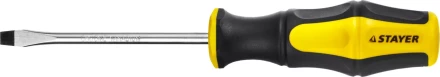 Отвертка STAYER &quot;MASTER&quot; &quot;HERCULES&quot;, Сr-V, противоскользящая рукоятка, SL6,0x100мм 25051-06-10_z02 купить в Сургуте