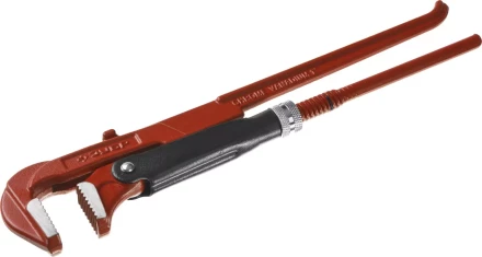 Ключ трубный ЗУБР &quot;МАСТЕР&quot; рычажный, прямые губки, цельнокованный, № 1, 1&quot; 27314-1 купить в Сургуте