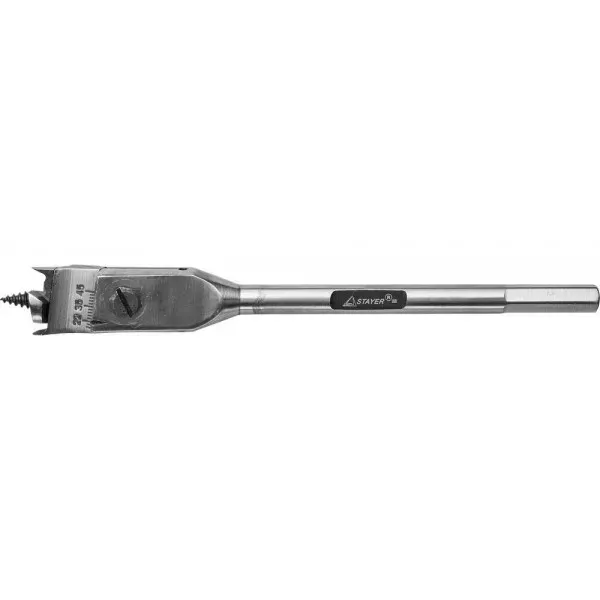 Сверло перовое по дереву, регулируемое, STAYER Professional 2951-22-76, d=22-76мм 2951-22-76 купить в Сургуте
