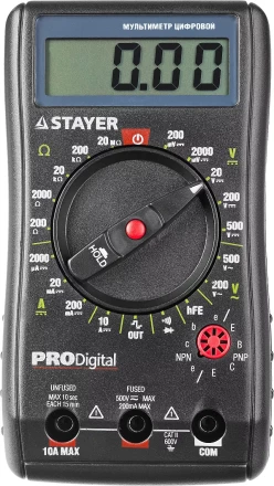 Мультиметр STAYER &quot;PROFESSIONAL&quot; PRODigital цифровой 45310 купить в Сургуте