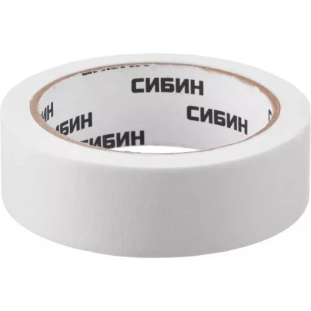 CИБИН. Малярная лента, креповая, 30мм х 25м 12111-30_z01 купить в Сургуте