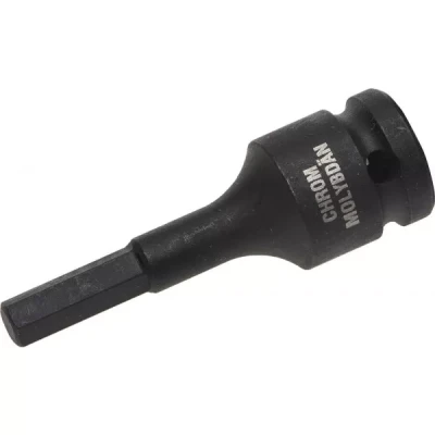 Торцовая головка KRAFTOOL "INDUSTRIE QUALITAT" ударная (1/2"), HEX, Cr-Mo, фосфатированная, H8 27950-08_z01