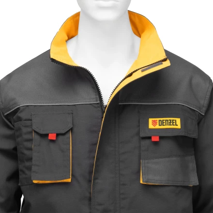 Куртка профессиональная рабочая, 65% полиэстер 35% хлопок, L// Denzel 90378 купить в Сургуте