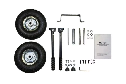 Комплект колёс и ручек для бензогенераторов DY6500, DY8000, DY9500, DY11000 L / LX / LX-3 / LXA / LXW Huter купить в Сургуте