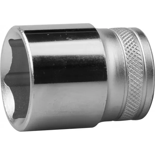 Торцовая головка KRAFTOOL "INDUSTRIE QUALITAT", Cr-V, FLANK, хромосатинированная, 1/2", 26 мм 27805-26_z01 купить в Сургуте