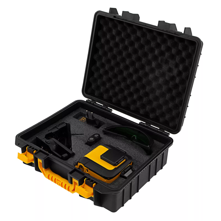Лазерный уровень мультипризм. LXI 360-2 Green, 30 м, 520 нм, акк. Li 2800 mAh, резьба 1/4"// Denzel 35078 купить в Сургуте