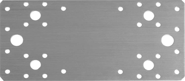 ЗУБР НКП-2.0, 200 x 90 x 2 мм, нержавеющая крепежная пластина, Профессионал (310636-200) купить в Сургуте