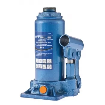 Домкрат гидравлический бутылочный 5 т h подъема 197–382 мм STELS 51097 купить в Сургуте