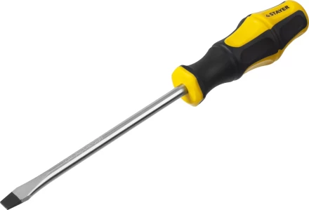 Отвертка STAYER &quot;MASTER&quot; &quot;HERCULES&quot;, Сr-V, противоскользящая рукоятка, SL8,0x150мм 25051-08-15_z02 купить в Сургуте