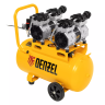 Компрессор безмасляный, малошумный Denzel DLS 1500/50, 1500 ВТ, 2x750, 50 л, 260 л/мин купить в Сургуте