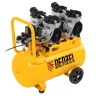 Компрессор безмасляный, малошумный Denzel DLS 1500/50, 1500 ВТ, 2x750, 50 л, 260 л/мин купить в Сургуте