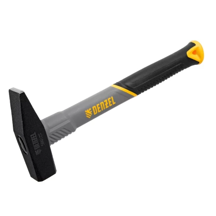 Молоток слесарный, 500 г Denzel 10485, кованый, фибергласовая рукоятка c TPR покрытием купить в Сургуте