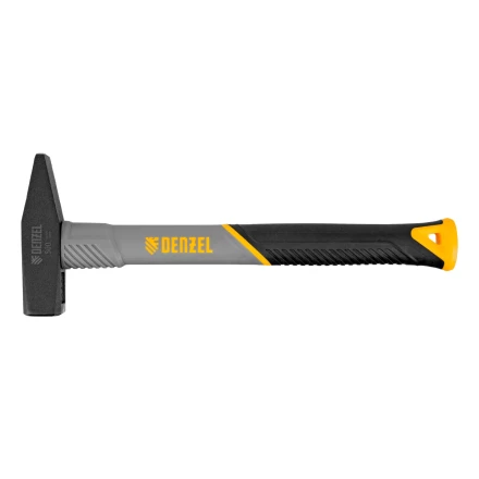 Молоток слесарный, 500 г Denzel 10485, кованый, фибергласовая рукоятка c TPR покрытием купить в Сургуте