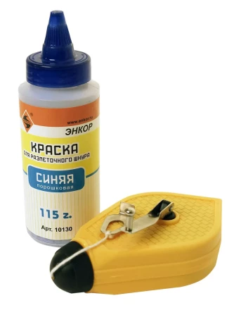 Набор разметочный пластиковый корпус 30 м краска синяя Энкор 10125 купить в Сургуте