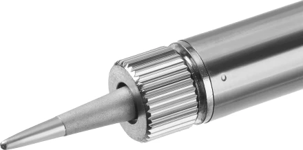 Паяльник PROTerm с двухкомпонентной рукояткой, в комплекте с припоем и подставкой, жало - конус, STAYER Professional 55300-40, 40 Вт 55300-40 купить в Сургуте