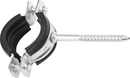 ЗУБР. Хомут трубный оцинкованный, с шурупом, 1&quot;, 1шт 37854-32-36-1 купить в Сургуте