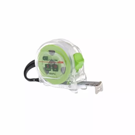 Рулетка Кварц, прозрачный корпус, амортизатор, 5 м х 19 мм  СИБРТЕХ 32521 купить в Сургуте