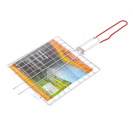 Решетка-гриль 230х230 мм хромированная PVC рукоятка Sparta 69635 купить в Сургуте