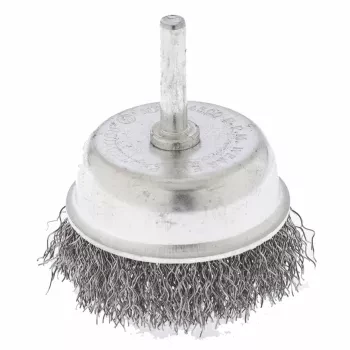 Щетка для дрели 65 мм &quot;чашка&quot; со шпилькой витая проволока  СИБРТЕХ 744777 купить в Сургуте