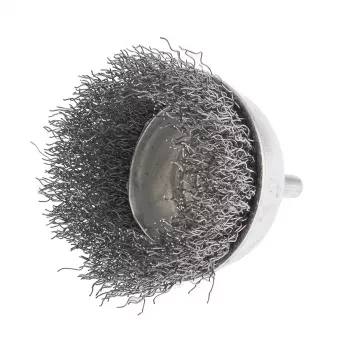 Щетка для дрели 65 мм &quot;чашка&quot; со шпилькой витая проволока  СИБРТЕХ 744777 купить в Сургуте