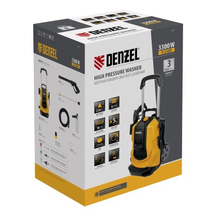 Мойка высокого давления R-230iD 3300Вт, 600 л/ч 58267 купить в Сургуте