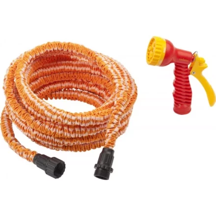 Набор поливочный GRINDA: удлиняющийся шланг 22,5м, пистолет-распылитель 7-ми позиционный 428496-22 купить в Сургуте