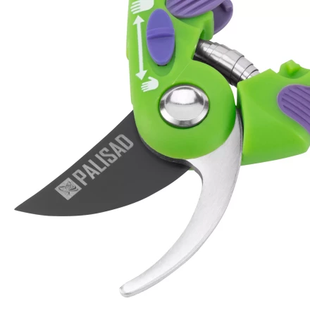 Секатор прямого реза Palisad 604858, регулировка захвата купить в Сургуте