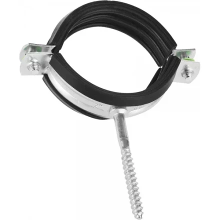 ЗУБР. Хомут трубный оцинкованный, с шурупом, 2&quot;, 1шт 37854-58-63-1 купить в Сургуте