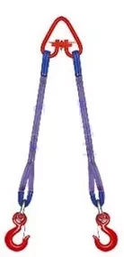 Строп текстильный двухветвевой 2СТ 8 т L=4 м SF7 180 мм Звено РТ-3 купить в Сургуте