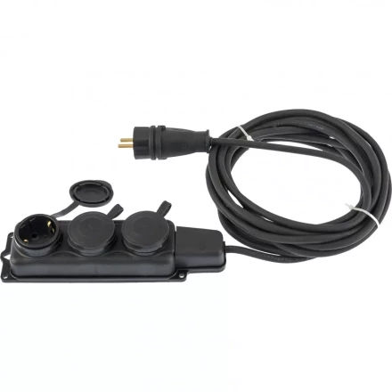 Удлинитель электрический силовой 20 м 3 х 1,5 мм 16 А тип УХЗ-16 Россия Denzel 96026 купить в Сургуте