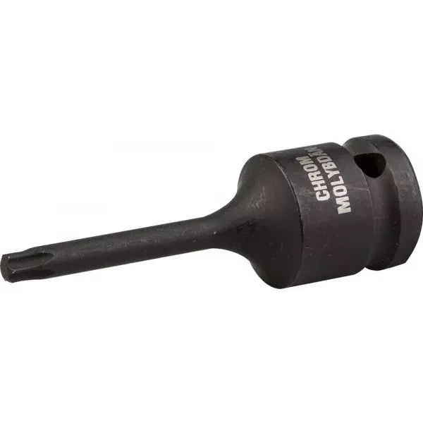 Торцовая головка KRAFTOOL "INDUSTRIE QUALITAT" ударная (1/2"), TORX, Cr-Mo, фосфатированная, T30 27952-30_z01 купить в Сургуте