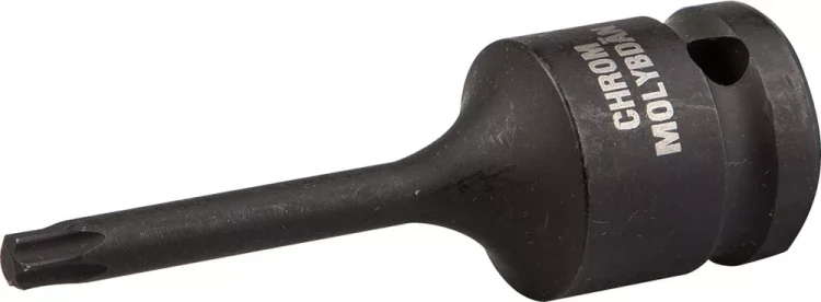 Торцовая головка KRAFTOOL "INDUSTRIE QUALITAT" ударная (1/2"), TORX, Cr-Mo, фосфатированная, T30 27952-30_z01 купить в Сургуте