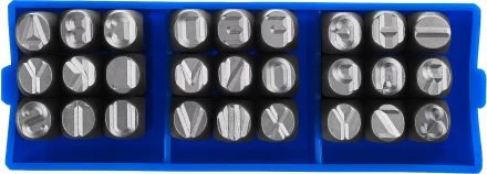 Клейма ЗУБР буквенные латинские, шрифт 8мм 21505-08_z01 купить в Сургуте