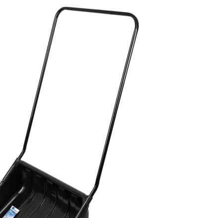 Движок для уборки снега пластиковый, 690х470х1420 мм, стальная рукоятка, Сибртех 61642 купить в Сургуте