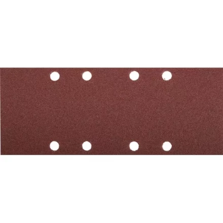 Лист шлифовальный ЗУБР &quot;МАСТЕР&quot;, 8 отверстий, для ПШМ на зажимах, Р100, 93х230мм, 5шт 35591-100 купить в Сургуте