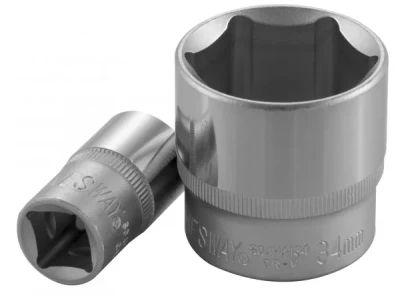 Головка торцевая шестигранная 1/2" М17 S04Н4117 Jonnesway 47214