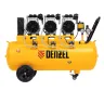 Компрессор безмасляный, малошумный Denzel DLS 3300/100, 3300 Вт,3x1100, 100 л, 570 л/мин ,блок управления купить в Сургуте