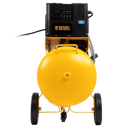 Компрессор безмасляный, малошумный Denzel DLS 3300/100, 3300 Вт,3x1100, 100 л, 570 л/мин ,блок управления купить в Сургуте