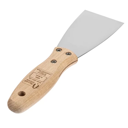 Шпательная лопатка из нержавеющей стали, 60 мм, буковая рукоятка, EFP Matrix 85613 купить в Сургуте