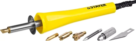 Прибор STAYER &quot;MASTER&quot; для выжигания, пайки, резки с набором насадок, 6шт 45221 купить в Сургуте