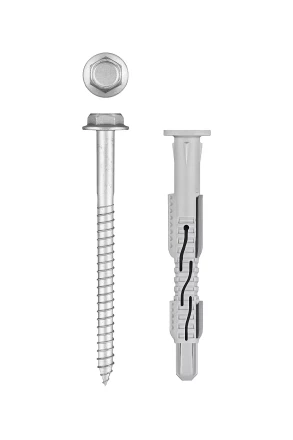 ЗУБР ФД-Ц 10x 100 мм, фасадный дюбель, нейлон/цинк, 50 шт (301455-100) купить в Сургуте
